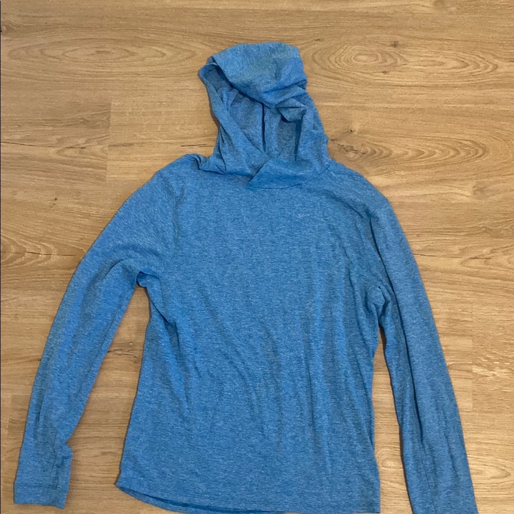 Lululemon Hooded Long Sleeve Work Out Top